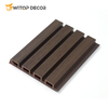 Outdoor WPC Decking Panel Wall Cladding Easy to Install Wall Panel