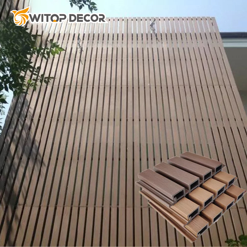 WPC Wall Cladding and Co-Extrusion Wall Cladding Brushed Flute Wall Cladding