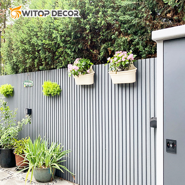 Strong Weatherability No Warping Exterior Composite WPC Wall Cladding