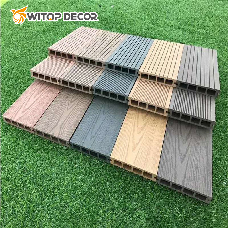 Factory Outdoor Interlocking Deck Wood Composite Grain Engineered Plastic Floor WPC Decking