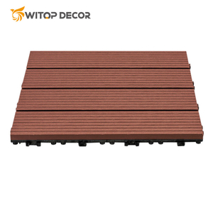 Co-Extrusion Hollow Swimming Pools Decorative Outdoor WPC Decking Wood