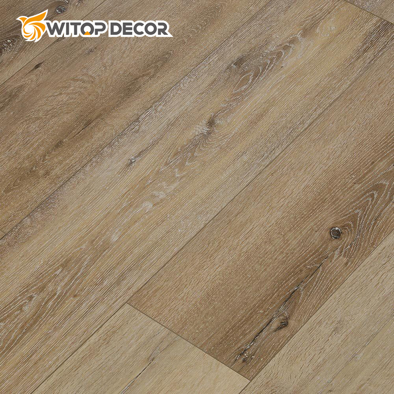 Deep Embossed Spc Plastic Flooring 4 mm with 1.5 mm IXPE Pad
