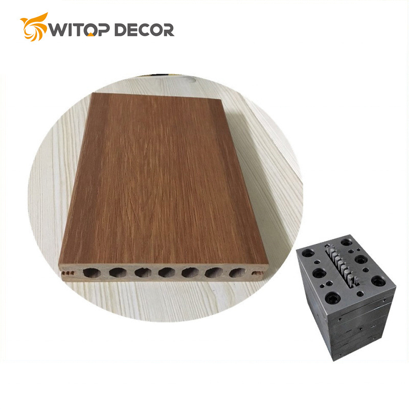 Embossed Wooden Pattern Composite WPC Outdoor Decking