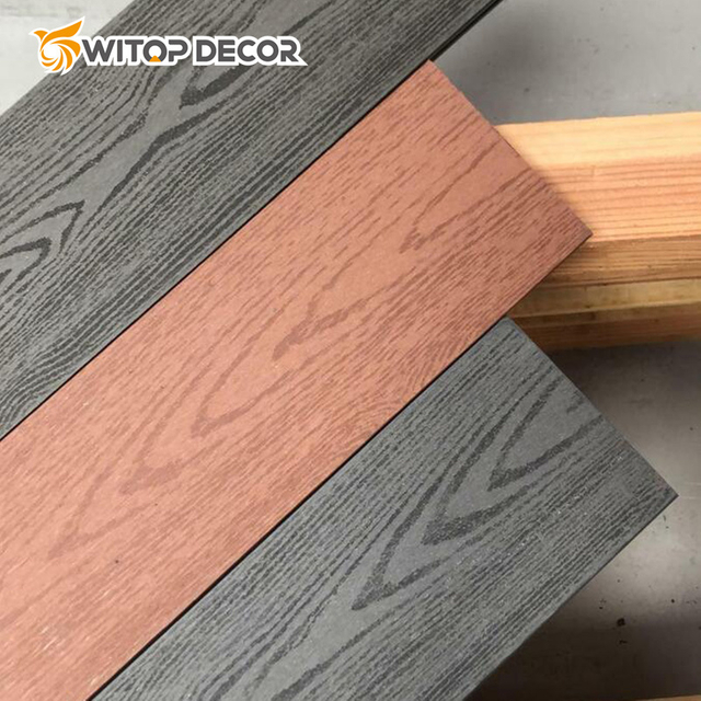 Long Life No Fading No Crack Outdoor WPC Deck Decking