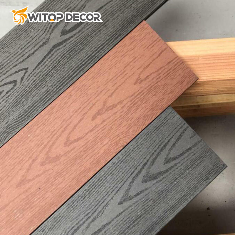 Long Life No Fading No Crack Outdoor WPC Deck Decking