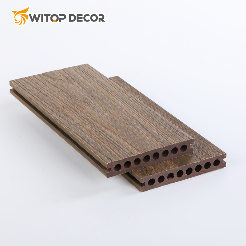Outdoor Terrace Co-Extrusion Wood Plastic Composite Decking