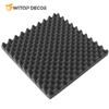 Black MDF Wall Panel Polyester Acoustic Panel Wooden Slat Wall Panel