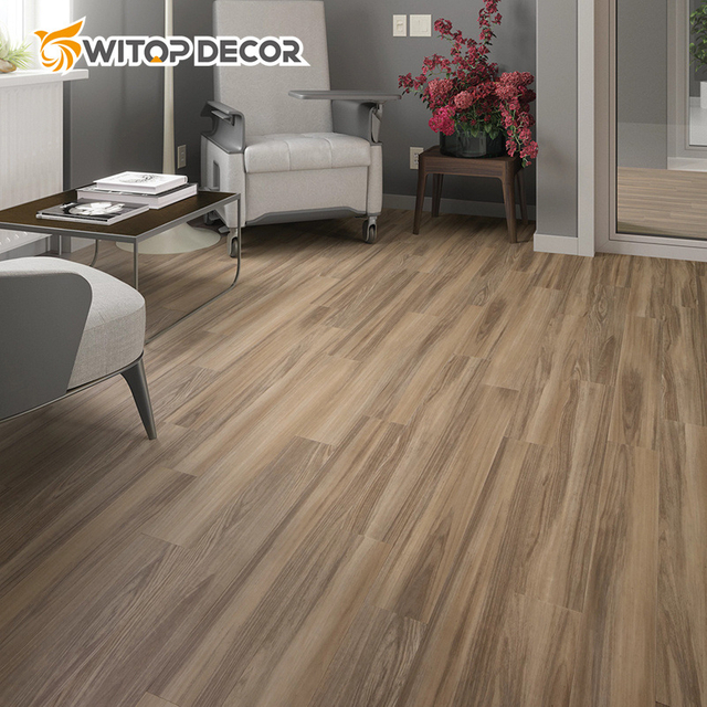 6′′*36′′ Removable Indoor Self Adhesive Vinyl Wood Style Lvt Flooring