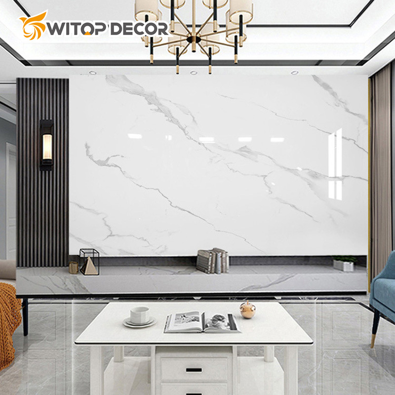 Hot Sales UV Wall Panel 1220X2440mm PVC Marble Sheet for Decoration
