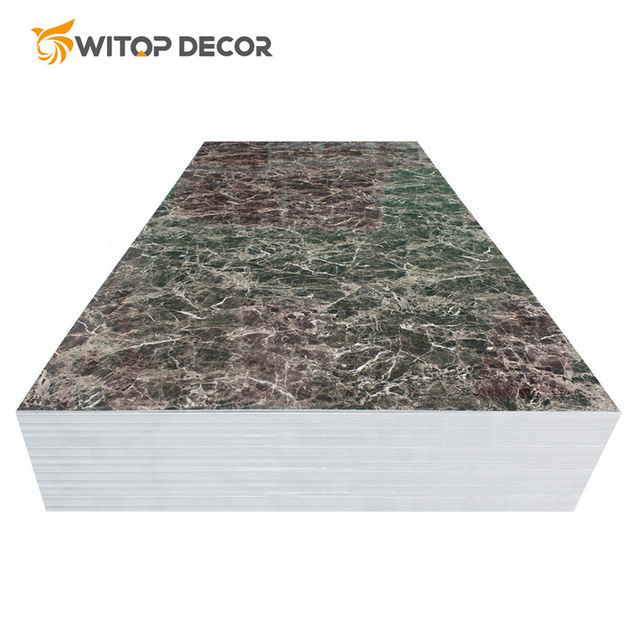 Interior Decoration PVC UV Artificial Marble Plate PVC UV Marble Sheet