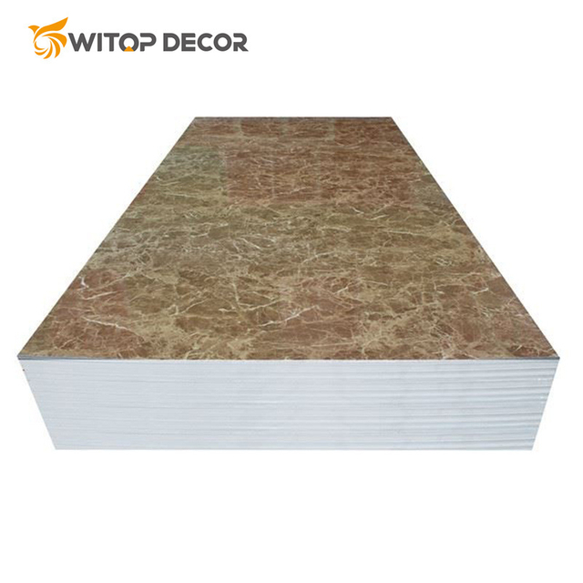4X8 3mm Decorative Flexible PVC Marble Sheet Wall Panel with Free Samples