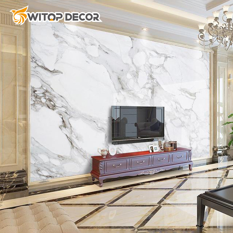 UV Coating Modern Style PVC Marble Sheet for Interior Decorative
