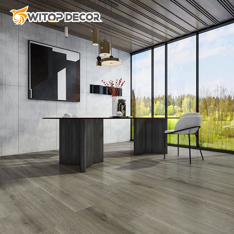 China Factory 5.5 mm Plastic Floor Spc Vinyl Flooring with Padding