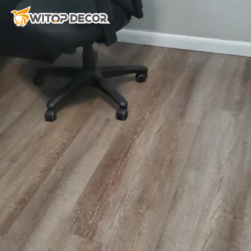 100% Waterproof Wood Grain Rigid Core Vinyl Spc Flooring