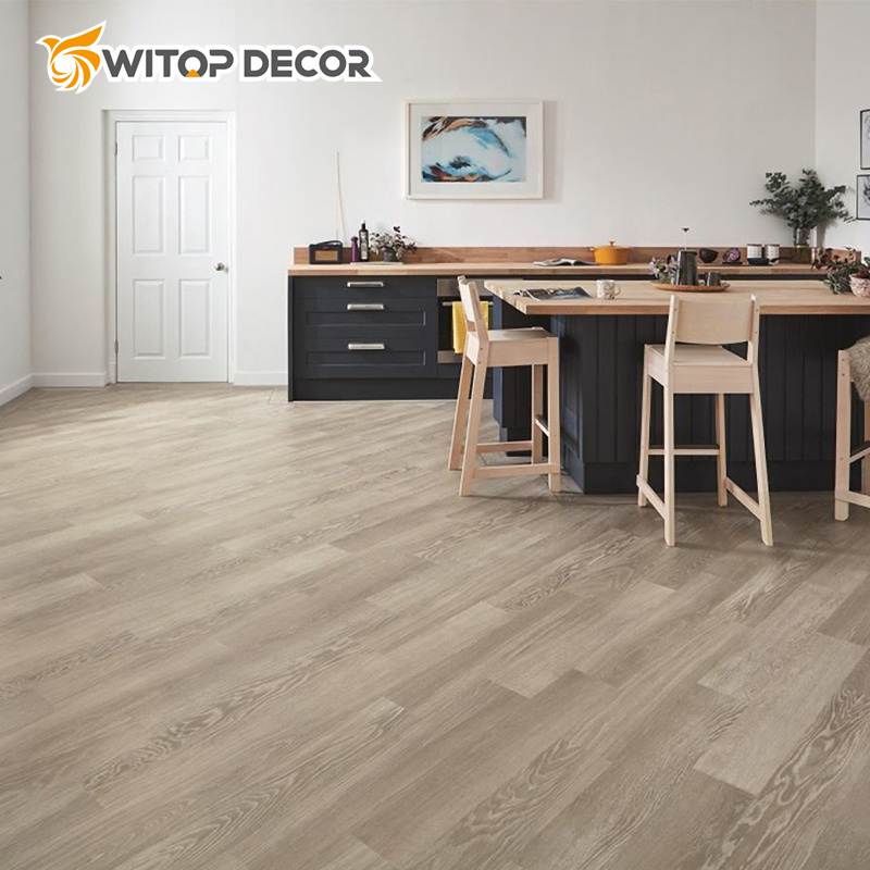 Interior Flooring of PVC Plastic Non-Slip Flooring Roll Lvt Flooring Fireproof