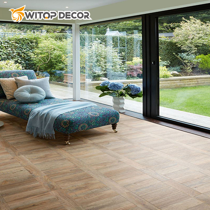 100% Waterproof Wood Grain Vinyl Spc Flooring Lvt PVC Floor