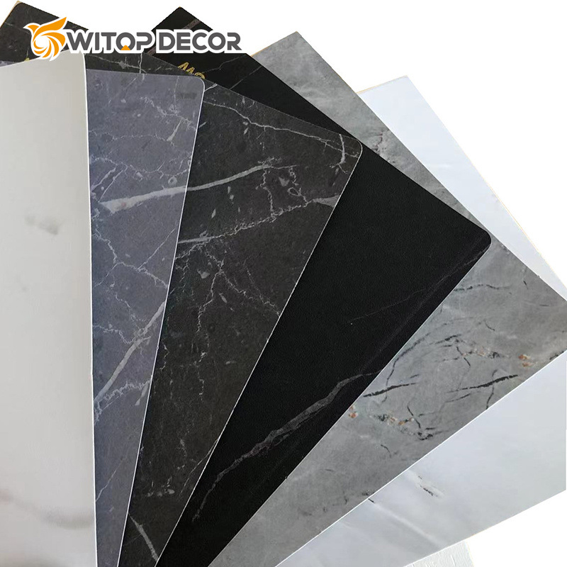 Customization Faux UV Marble Sheet PVC Board Panel Wall for Decorative