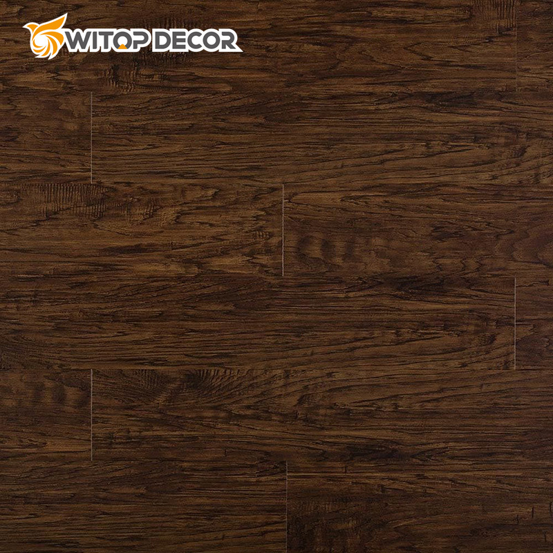 Hot Sales Grey Minimalist UV Coating Spc Lock Flooring From Chinese Factory