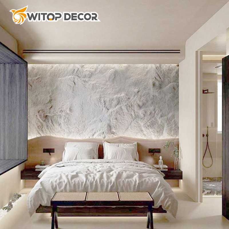 Artificial Polyurethane Artificial Stone 3D PU Stone Panel Faux PU Stone Wall for Livingroom