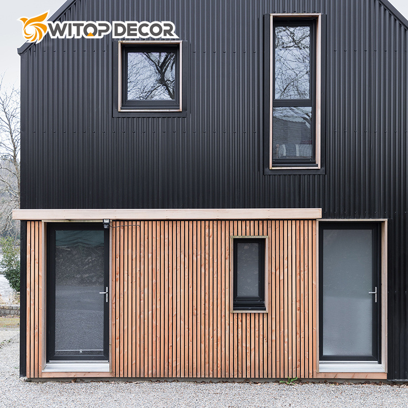 Hot Selling Panel Cladding Laminated Hollow Wood Substitute WPC Solid Wall Panel