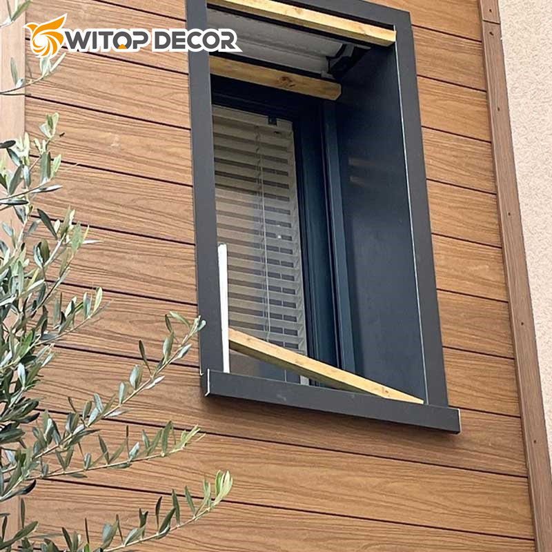 Custom Wall Cladding Wooden PVC Wall Panels Outdoor Soundproof WPC Wall Panel