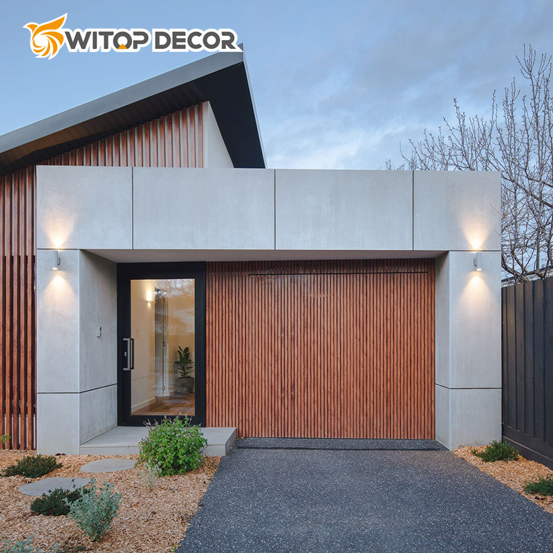 Thickness 33mm WPC Wall Cladding Co-Extrusion Exterior Decorative WPC Siding