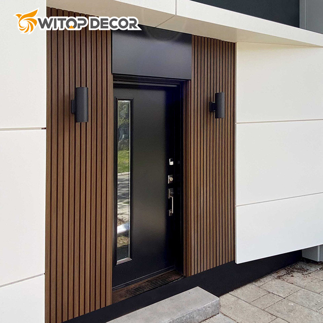 New Style 3D WPC Wood Wall Panels Outdoor Wall Panels Water Proof