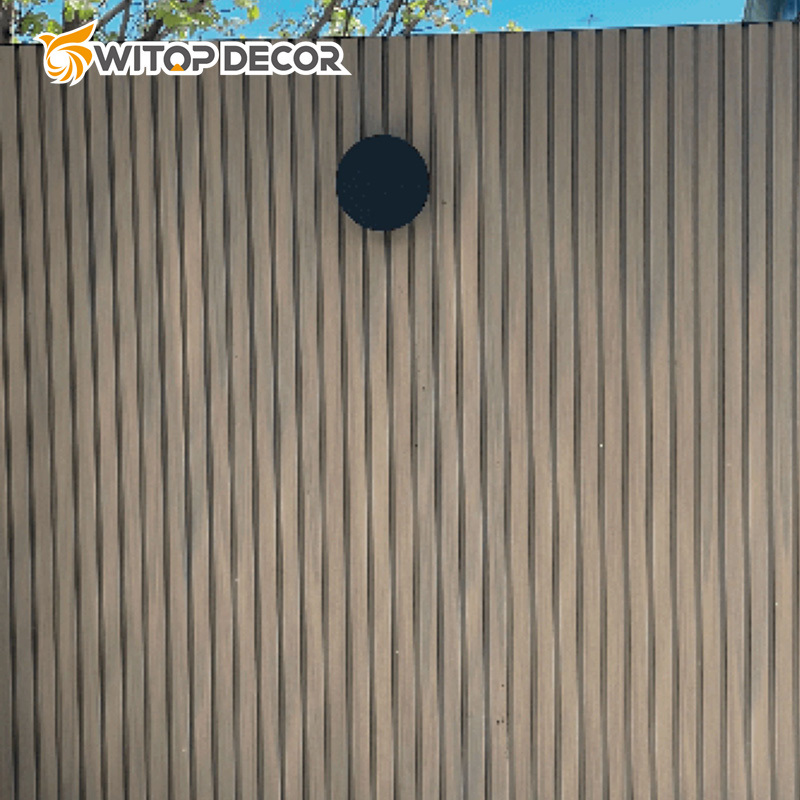 Witop Easy Install Walnut Color Eco Wood Laminate Decorative Wall Cladding
