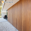 Outdoor Decoration Wall Cladding Exterior PVC Wall Panels WPC Fluted Wall Panel Popular