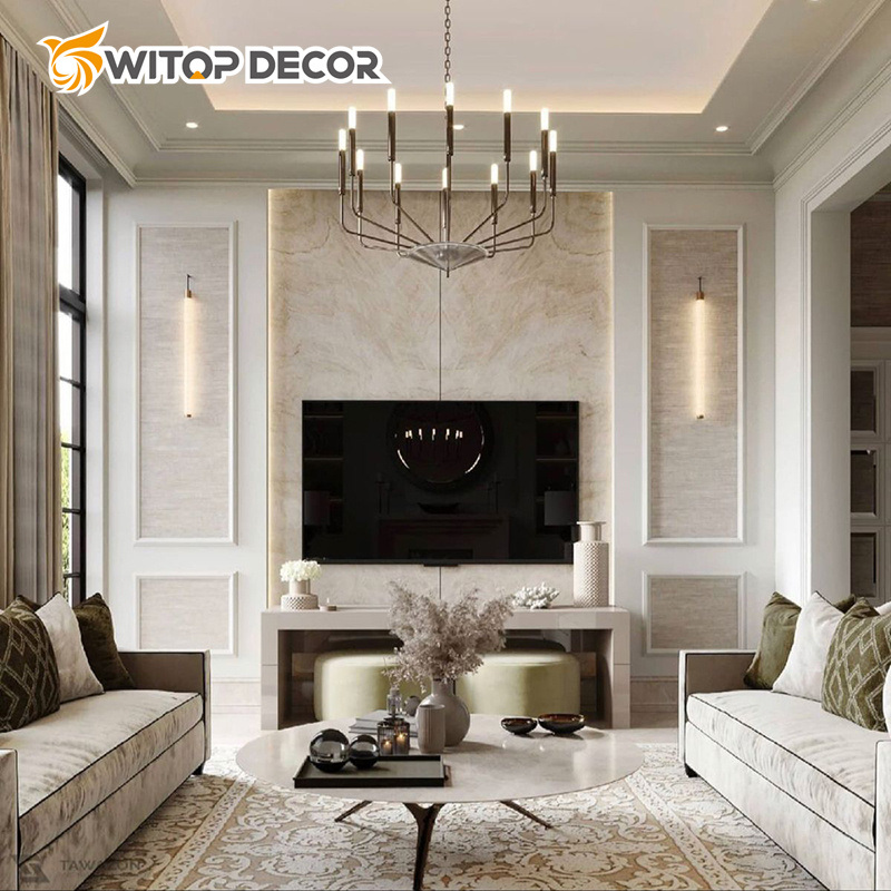 Marble Alternative Spc Board Fireproof High Glossy UV PVC Marble Sheet PVC Wall Panel