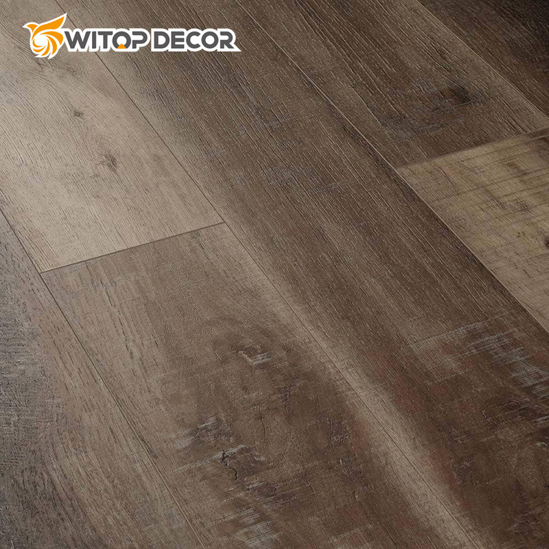 Grey Color Herringbone & Plank Waterproof Spc Vinyl Flooring