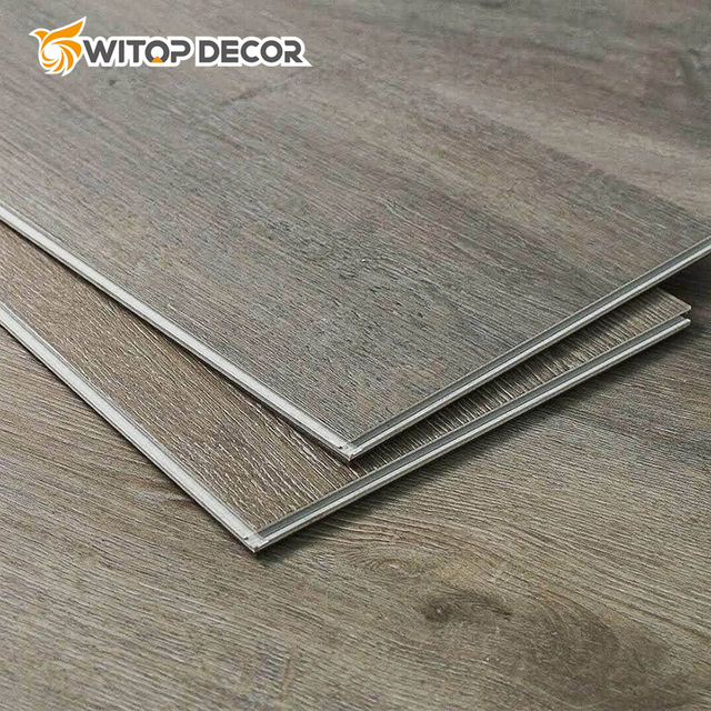 Spc Rigid Core Click Vinyl Flooring Stone Polymer Composite Waterproof Flooring