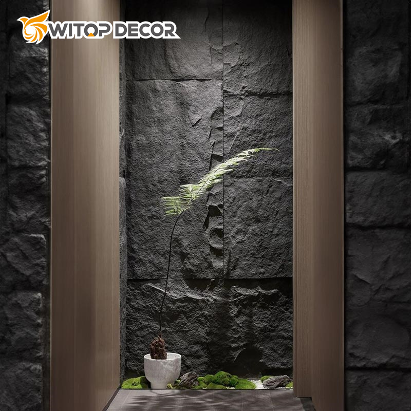 High Quality Culture Mushroom Stone External and Internal PU Stone Wall Panel Cladding