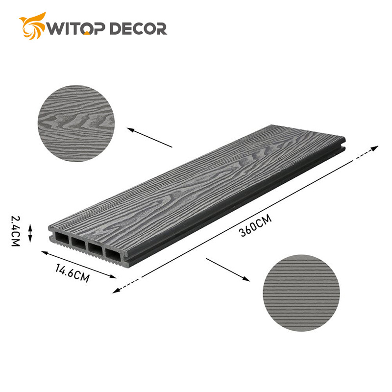 Second-Generation Co-Extrusion Outdoor WPC Composite Exterior Deck