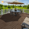 Anti Scratched Wood Grain WPC Co-Extrusion Outdoor Decking for Terrace