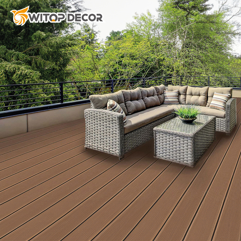 Waterproof WPC Co-Extrusion Cladding Composite Hollow Boards WPC Decking