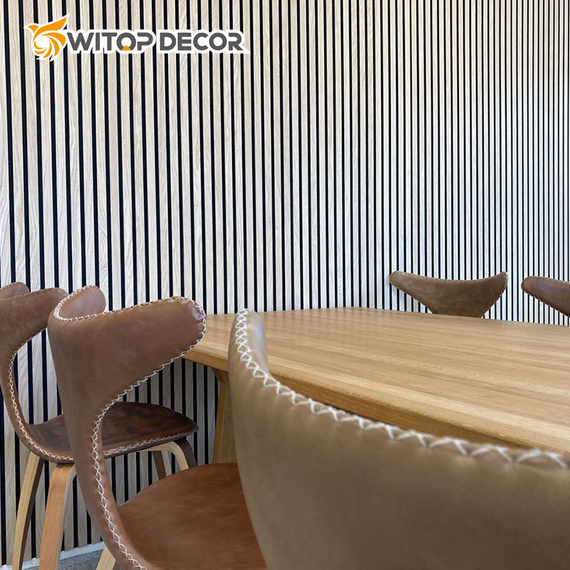 Multifunctional Pet MDF Acoustic Panels Sound Proof Wall Panels Slat Wall Panel