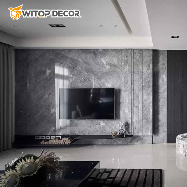 Interior Wall Panel PVC Panel UV Marble Sheet 3D Print UV Wall Panel