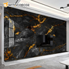Interior Decorative High Glossy PVC UV Marble Sheet Easy to Install PVC Marble Board
