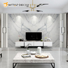 Marble Substitutes PVC Marble Sheet Glossy 1220*2900*3mm Plastic Sheet PVC Faux Marble