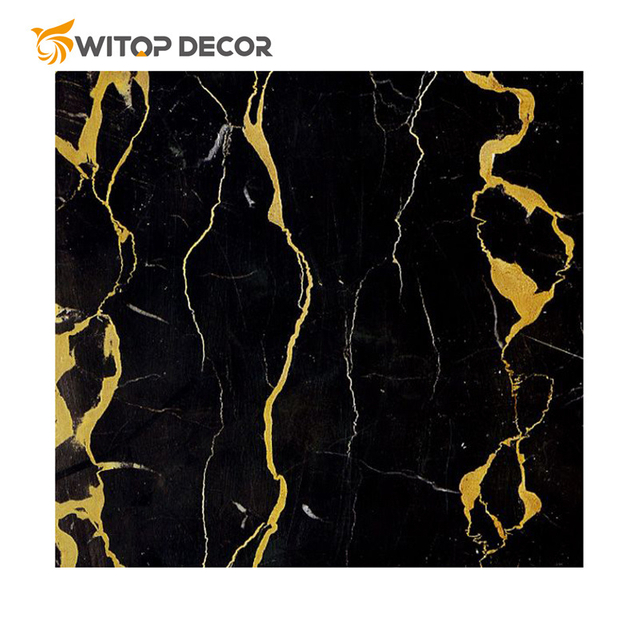 High Glossy PVC Sheet Waterproof Plastic Wall Tile Sheets with Marble Design