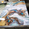 Good Scuff Resistance Waterproof UV Interior Wall Decorative UV Marble Sheet PVC Wall Panels