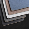 New Arrive High Density 4X8 Bamboo Charcoal Wood Veneer PVC Pet Film Laser Pattern