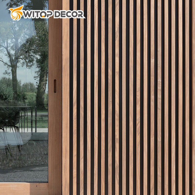Durable WPC Material Outdoor Waterproof Wall Cladding with External Polymer Tightly Wrapped