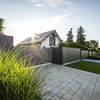Co-Extrusion Wood Plastic Composite Fence WPC Fence Wall Panel Outdoor