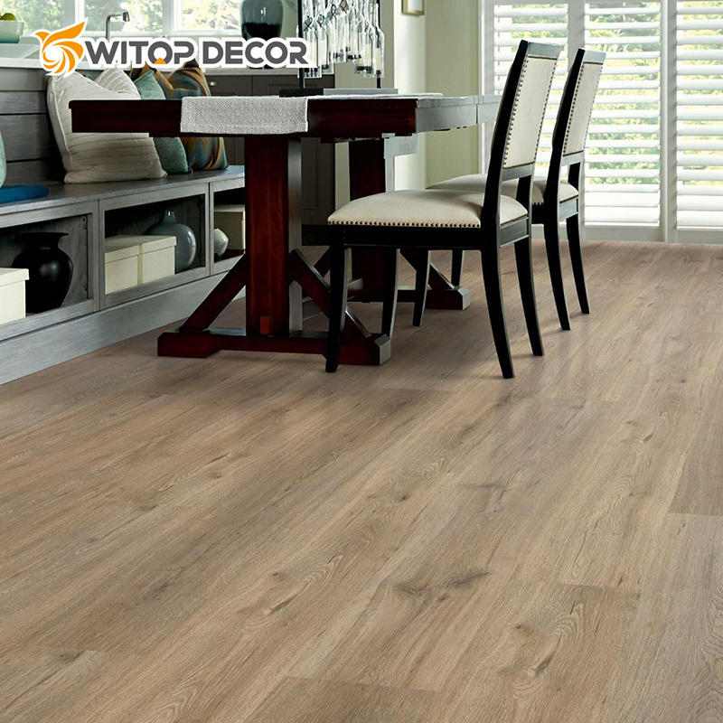 Cheap Eco Plastic Wood Grain Spc Flooring Vinyl Click Flooring for Indoor