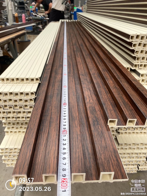 Factory Price Eco-Friendly WPC Fluted Wall Panel