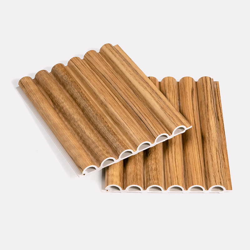 Exotic Wood Slat Panel for Tropical-Themed Interior Design