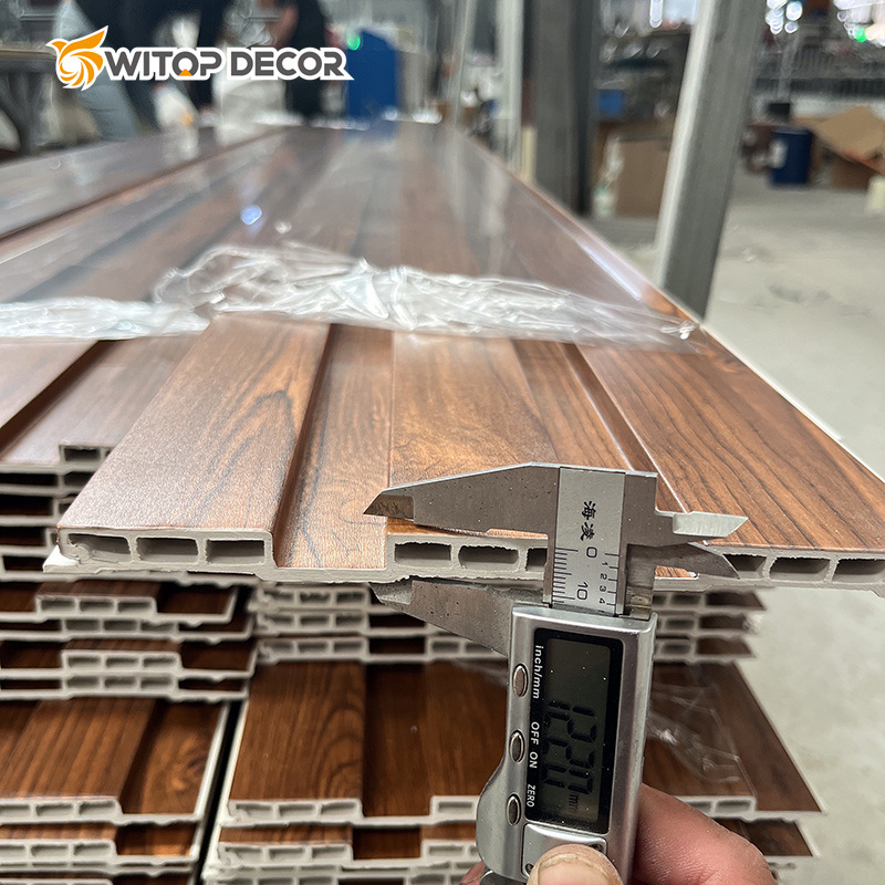 WPC Fluted Panel for Fireplace and Stove Surrounds