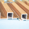 Natural Wood Slat Panel for a Rustic Lodge Ambience.